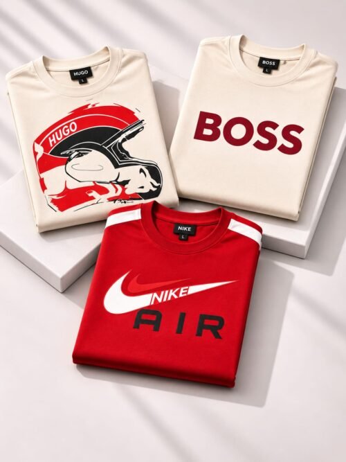 Men’s Premium Printed T-Shirt Combo – Pack of 3